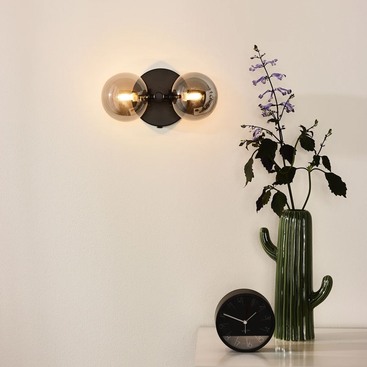 TOOLIGHT seinävalaisin APP1162-2W musta, 30x30x30cm