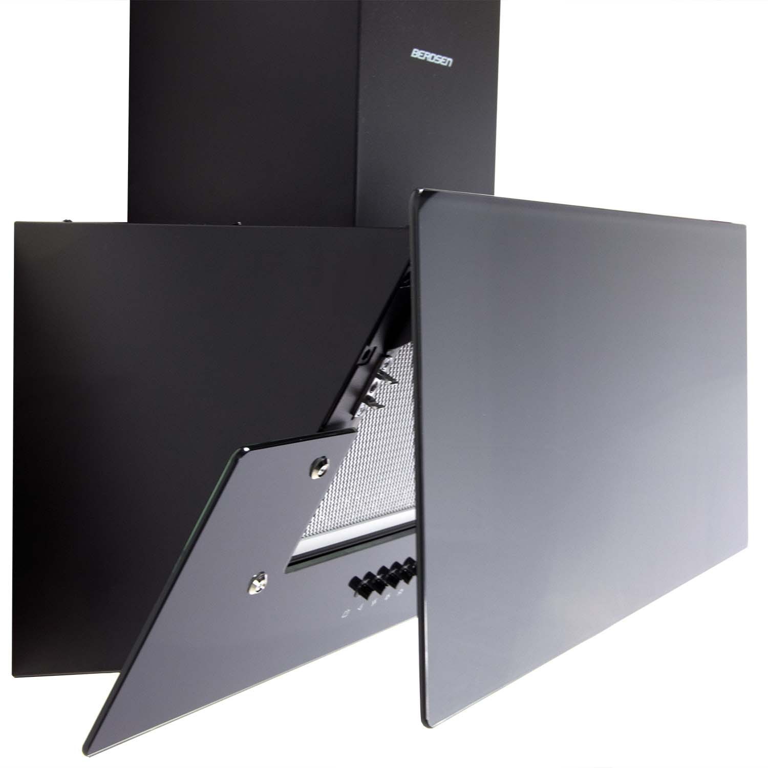 Berdsen BT-211 60 cm musta savupiippuliesituuletin