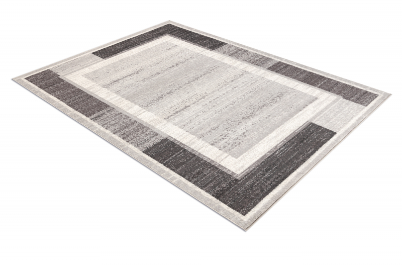 Matto Villa ANGEL 6232 / 52022 Geometrinen, kehyskuviolla beige / harmaa 80x150 cm