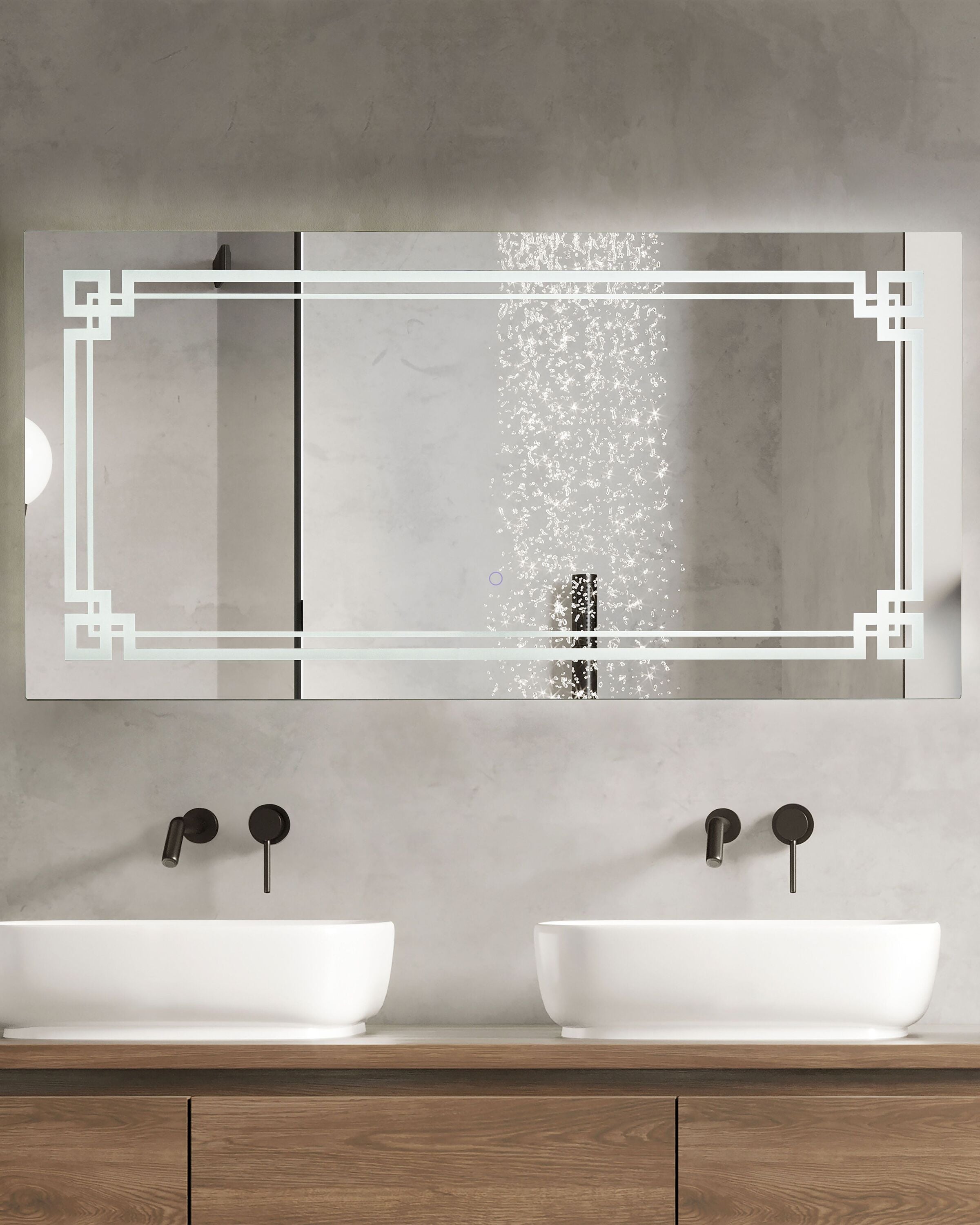 Kylpyhuoneen LED-peili AVRANCHES 120 cm 60 cm Hopea