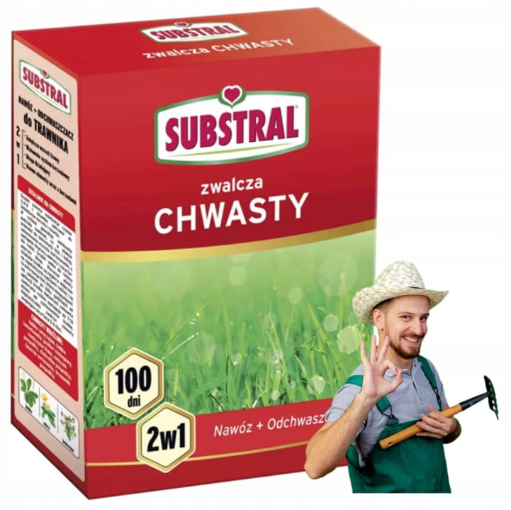 Nurmikon lannoite rikkakasvien tappajalla 1 kg Substral 100 päivää