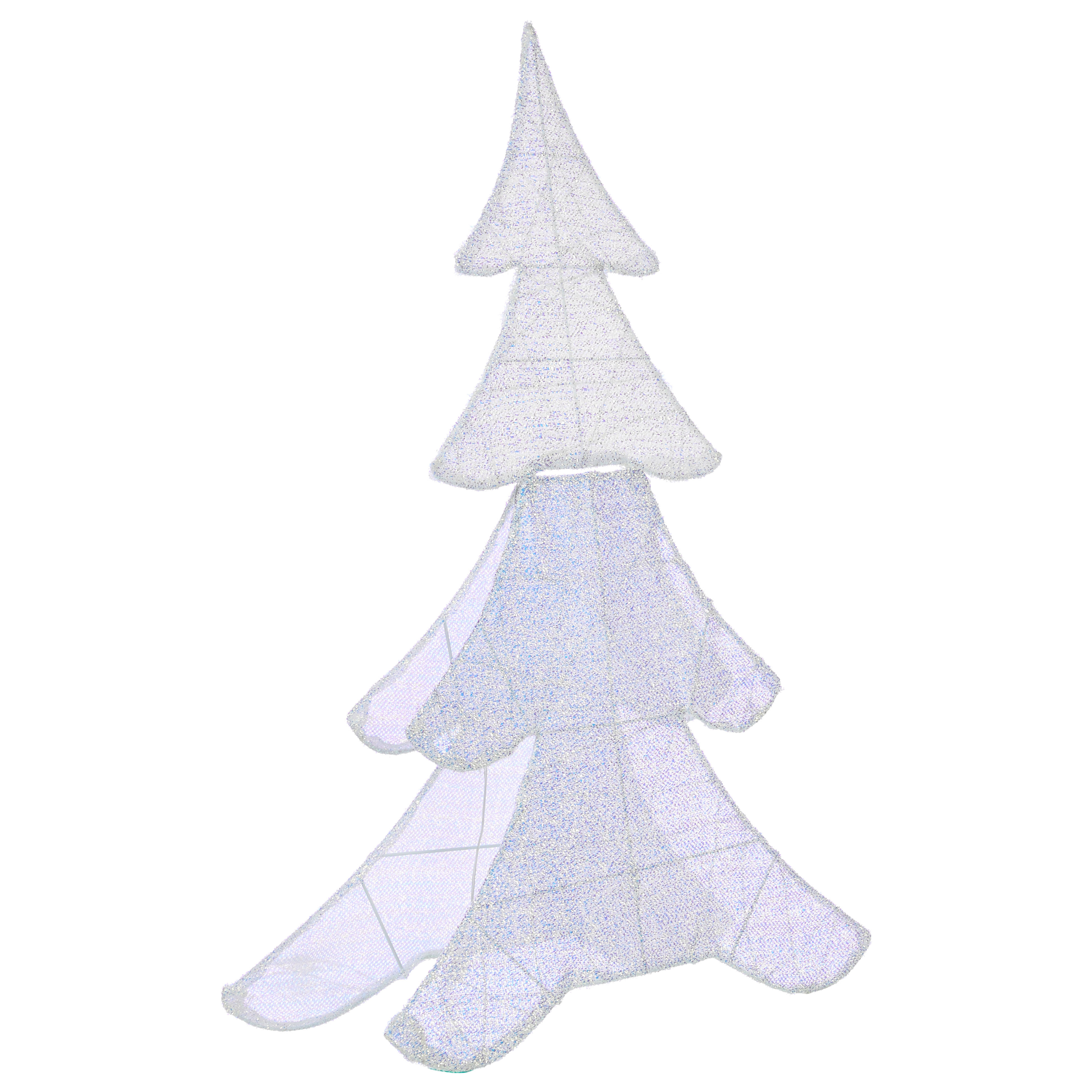 Ulkokoriste LED-valo EDASJON Joulukuusi 95 cm Valkoinen