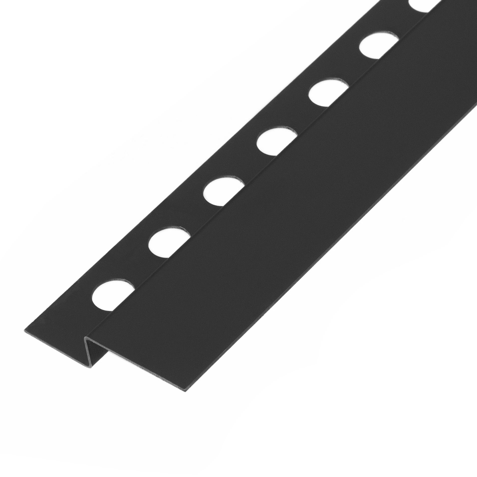 REA suihkualtaan etulista 130CM , Musta, 130x1, 2x5, 2cm