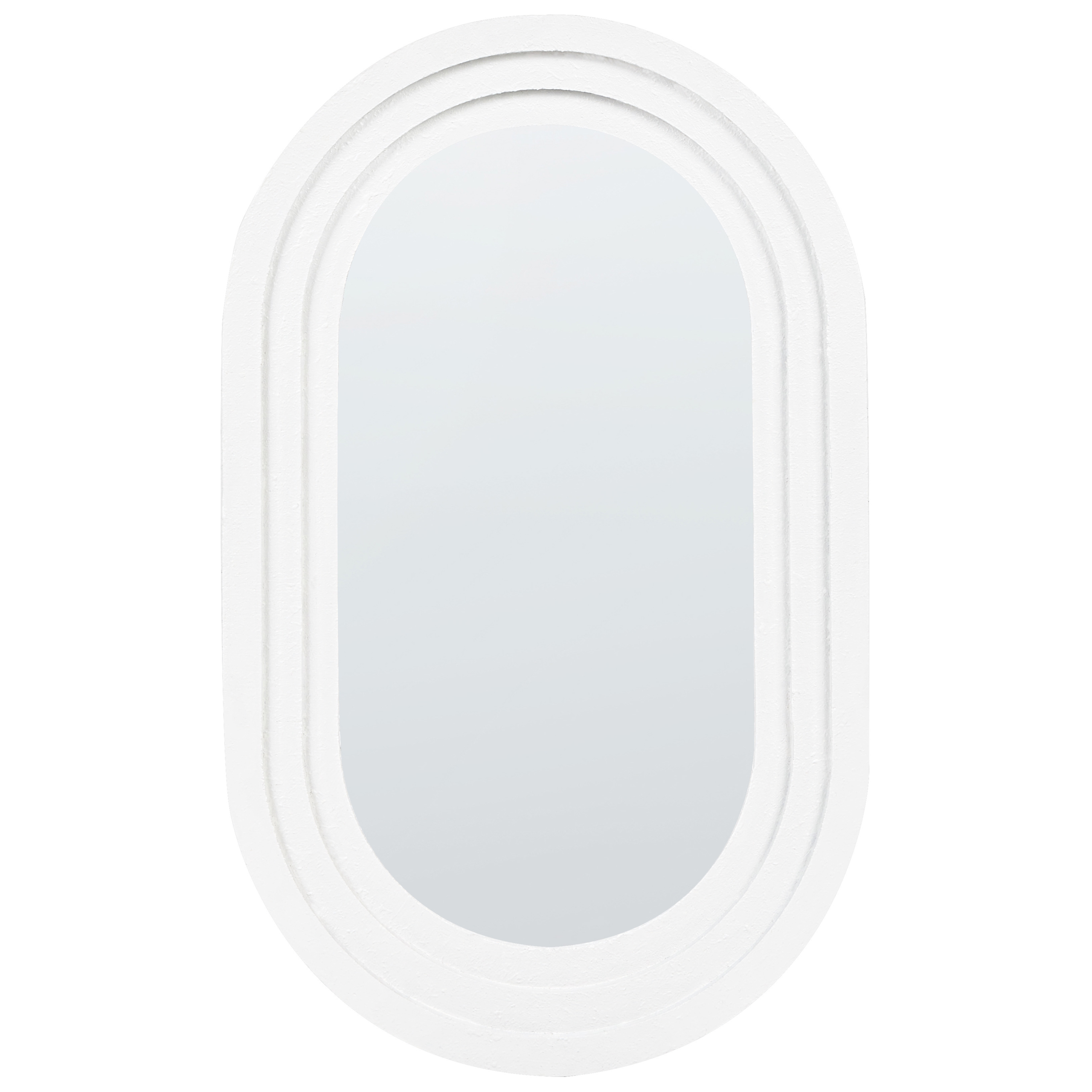 Seinäpeili MASSILLY 43 cm 69 cm Valkoinen