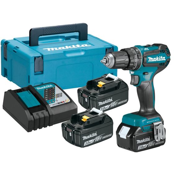 Makita DHP485RF3 LXT 18V -Akkuiskuporakone 3x 3,0 Ah