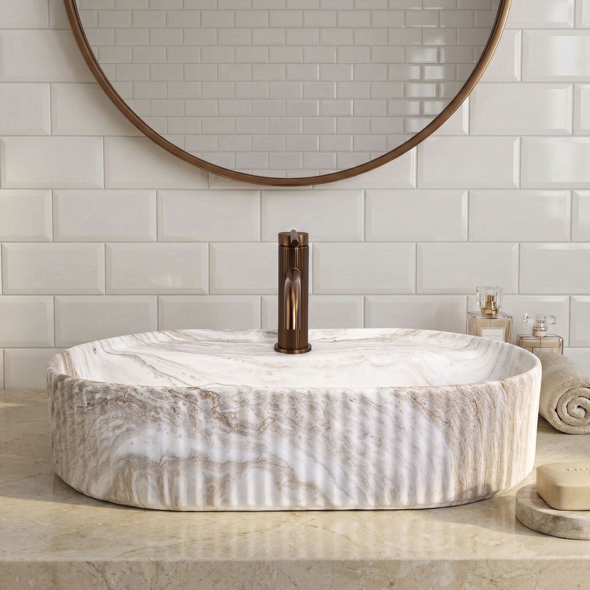 REA Malja-allas Marcela 60 Kallisto Beige, 50X36X13,5CM