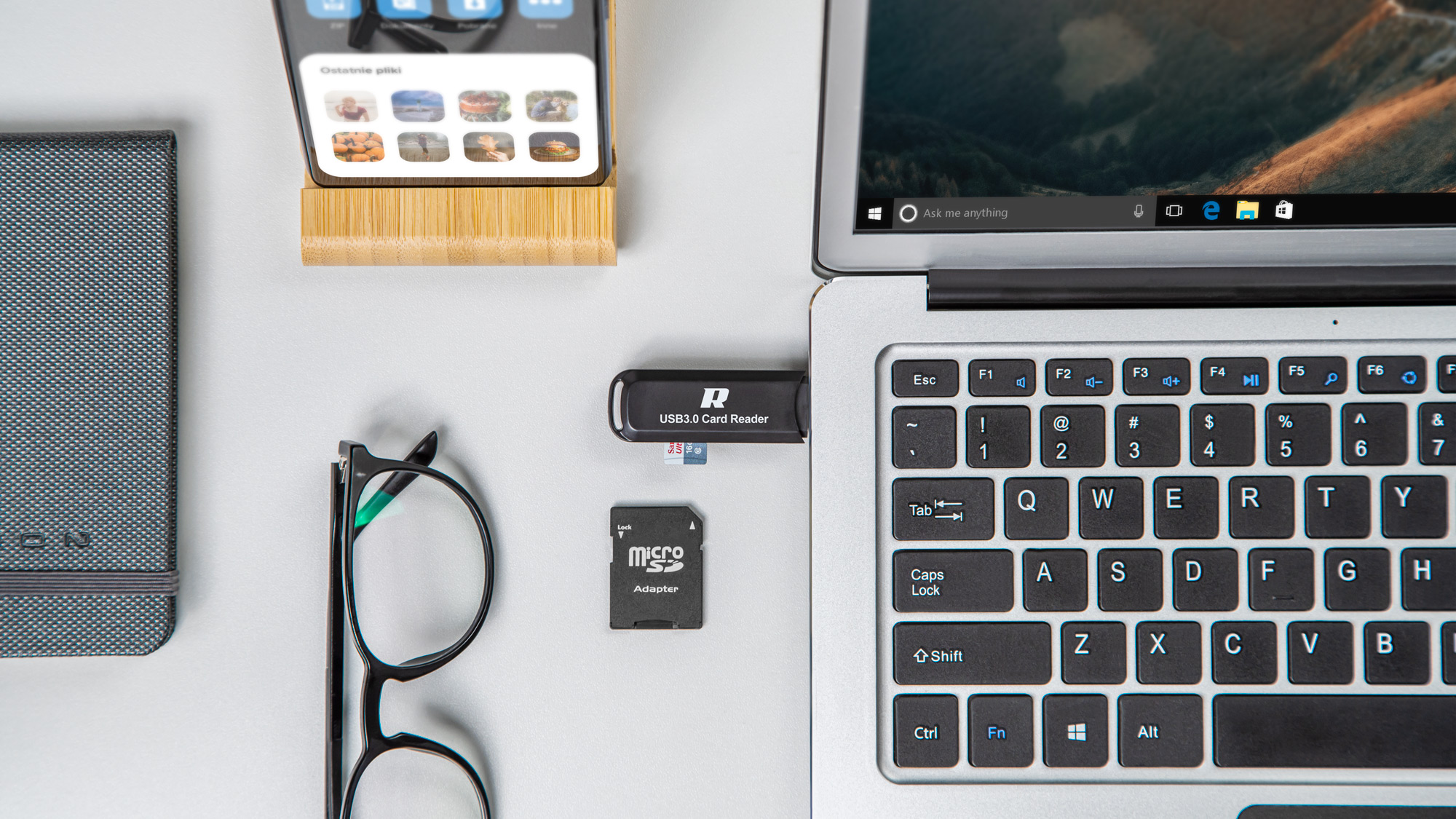 Rebel microSD miniSD USB 3.0 SD-kortinlukija