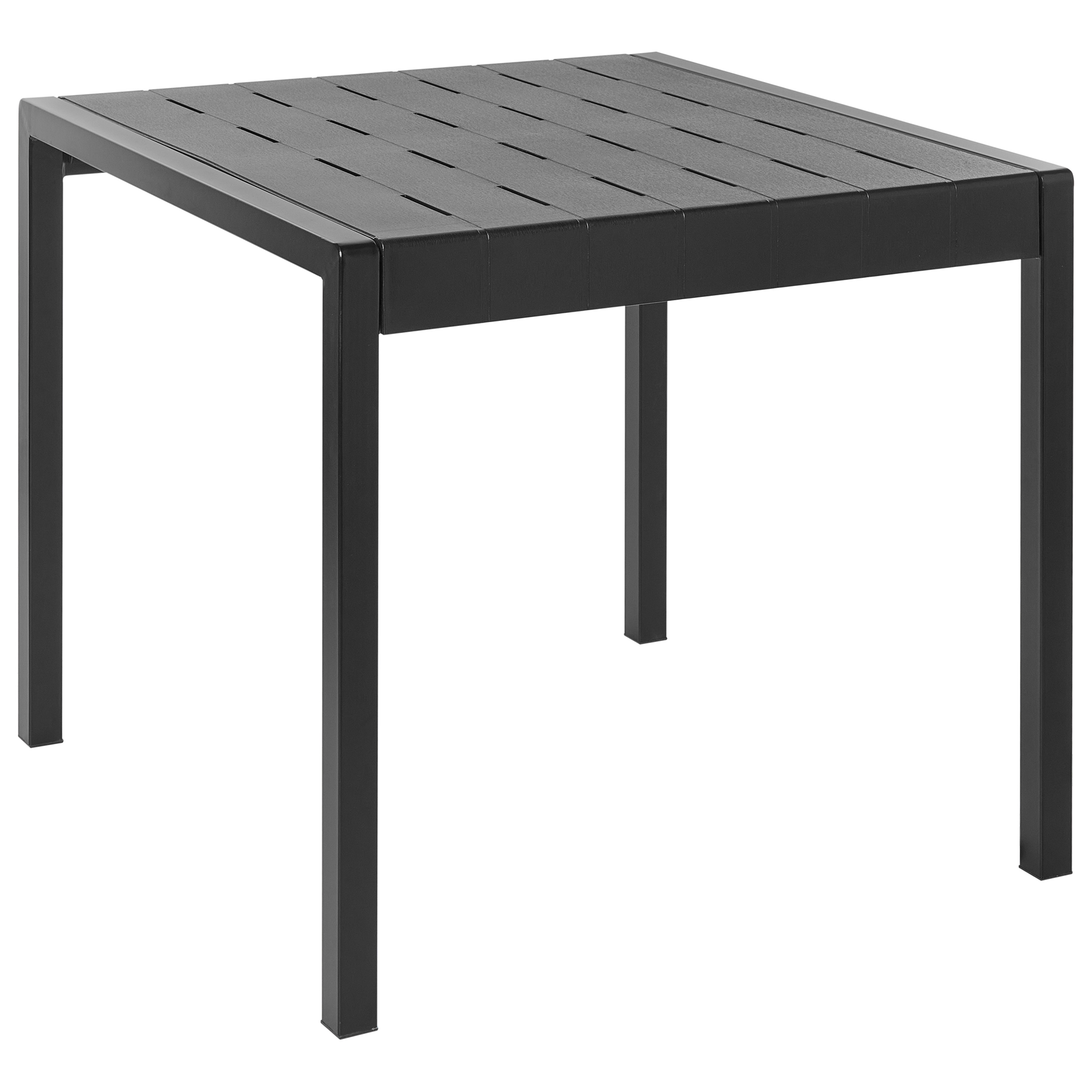 Puutarhapöytä BARTICA 81 cm 84 cm Musta