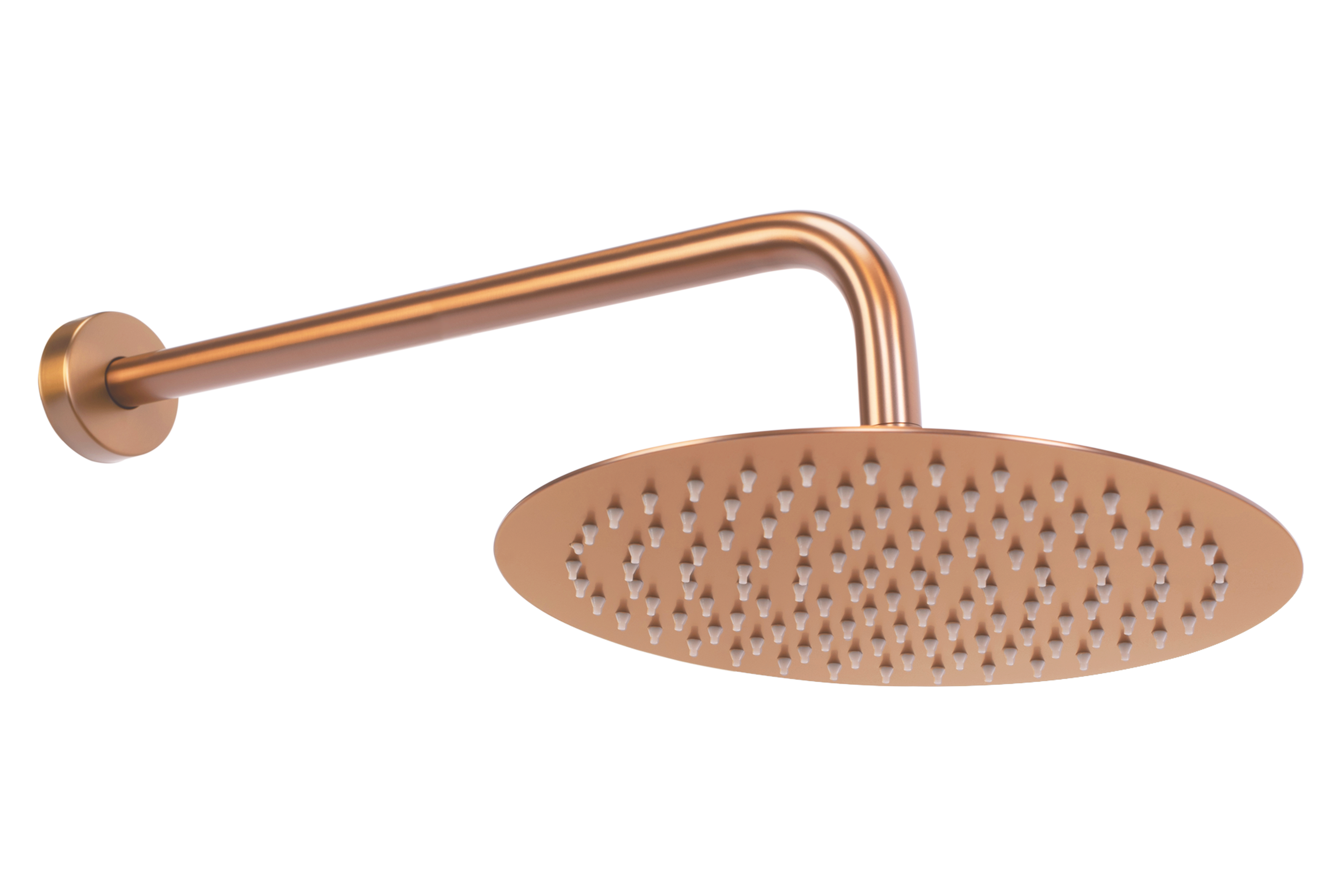 REA upotettava suihkusetti LUNGO harjattu kupari, 15,5X15,5X36CM