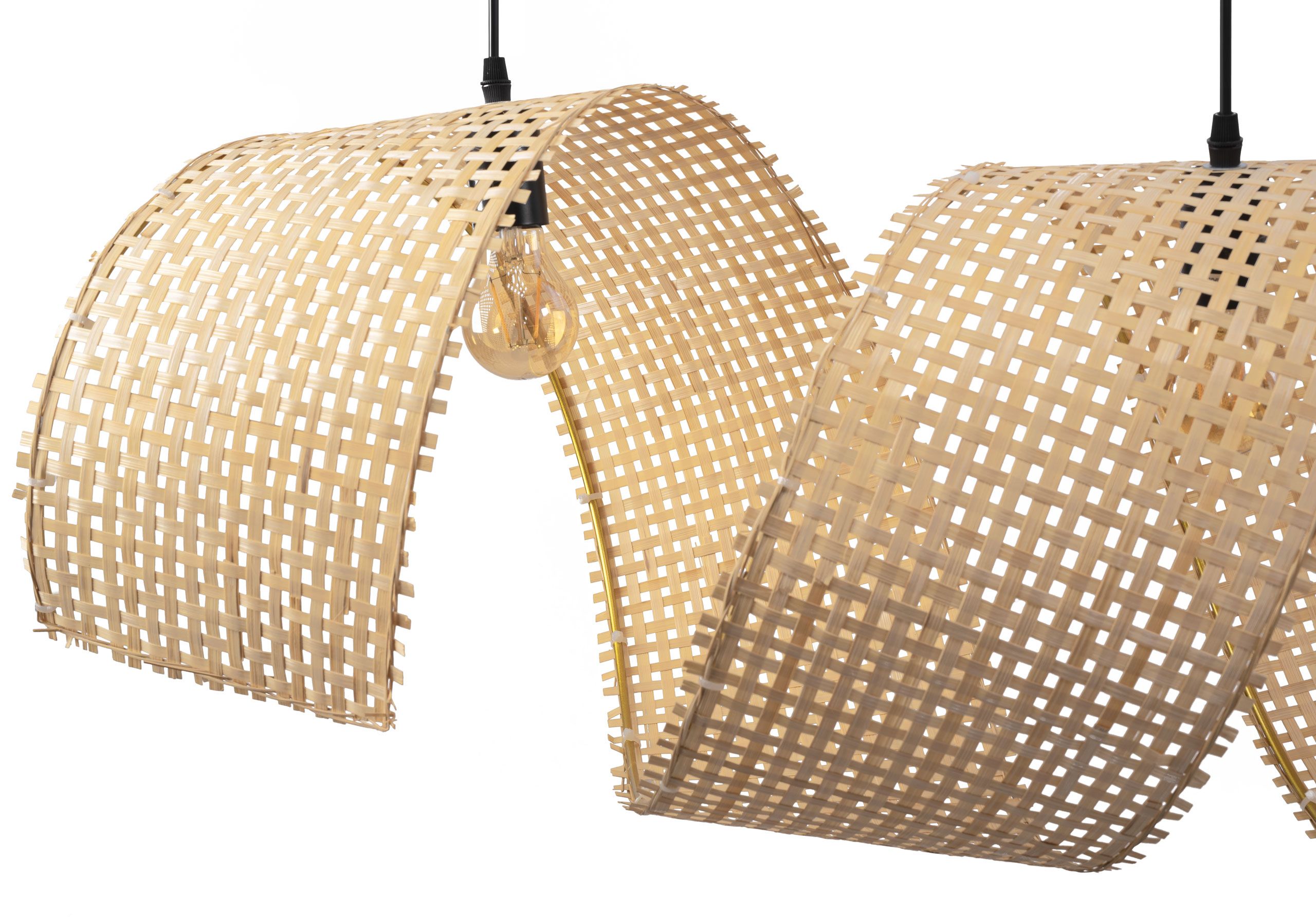 TOOLIGHT riippuva kattovalaisin APP1643-4CP SPIRAL BOHO beige, 160x35x95cm