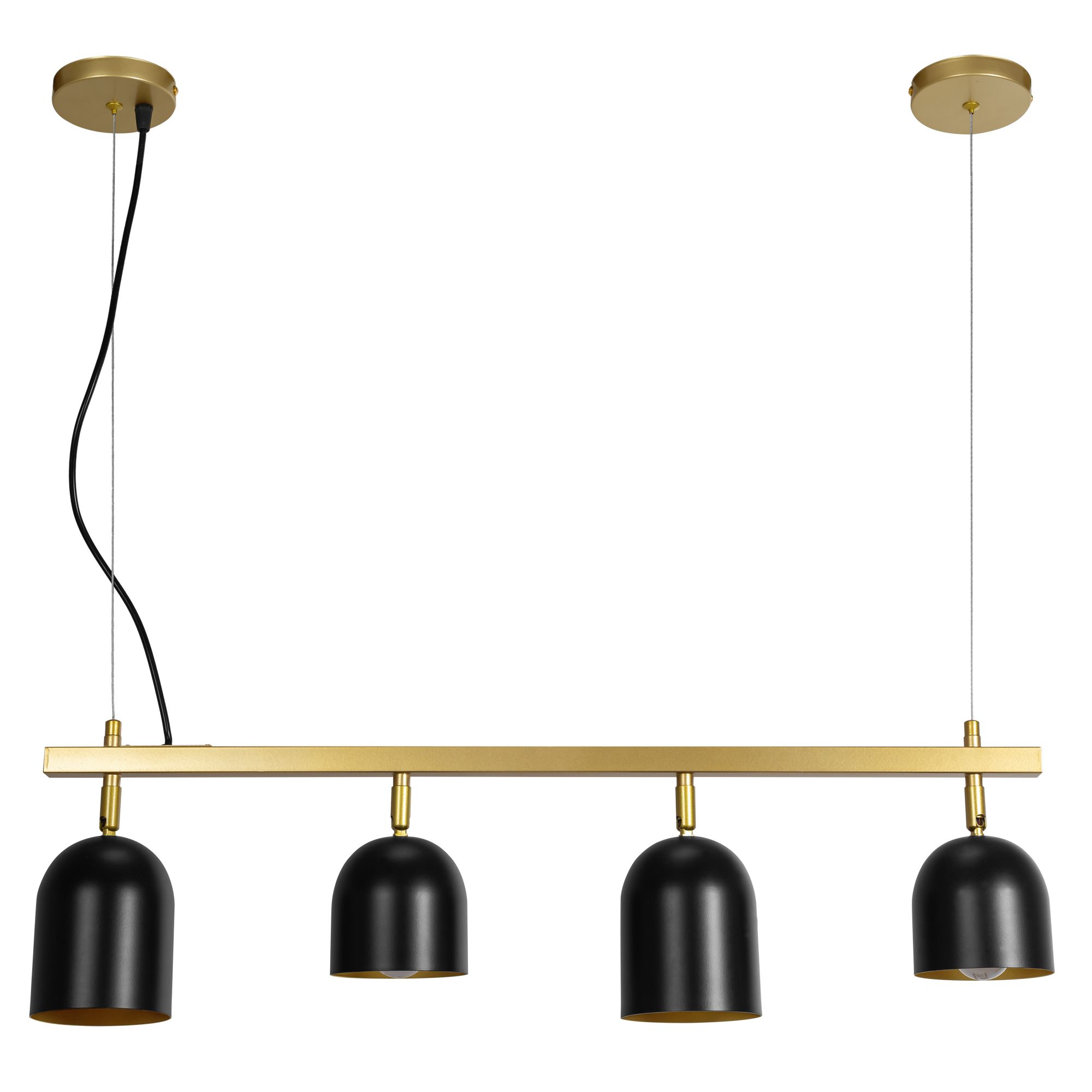 TOOLIGHT riippuvalaisin APP1031-4CP Musta, 74x10x20cm