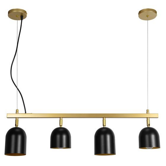 TOOLIGHT riippuvalaisin APP1031-4CP Musta, 74x10x20cm