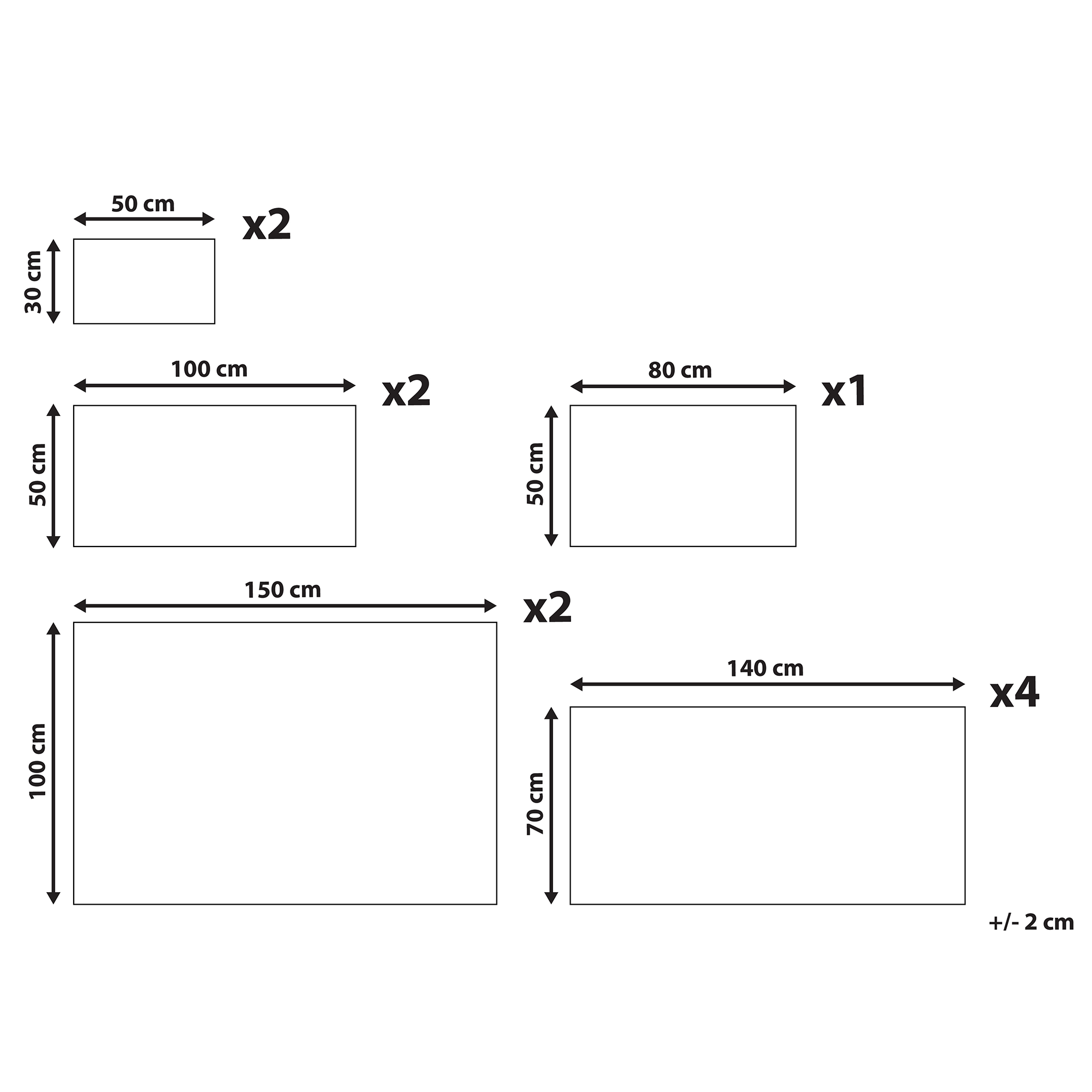 Pyyhesetti 11 kpl AREORA Puuvilla Ruskeanharmaa