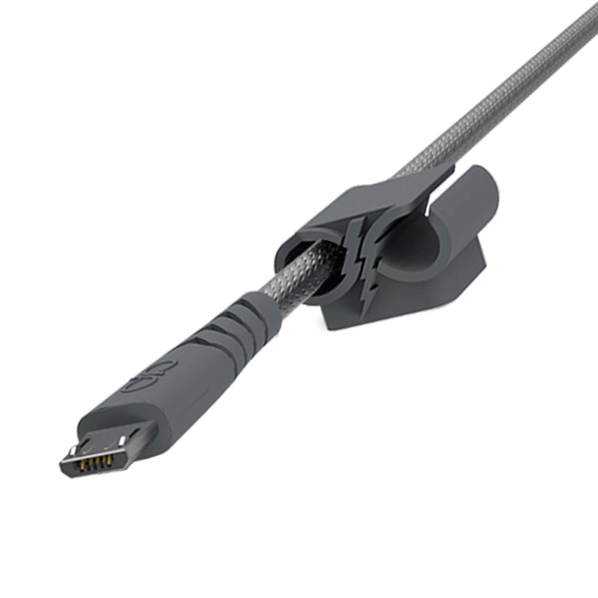 Autolaturi 4.8A (2.4+2.4A) IC Smart + vahvistettu USB A/micro USB -kaapeli