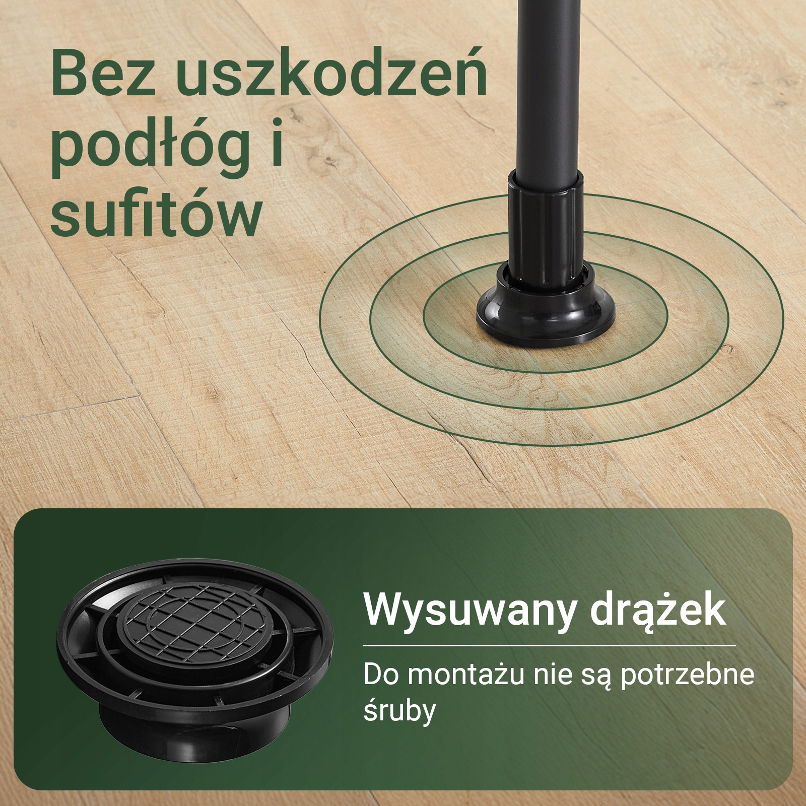 SoBuy Teleskooppivaatekaappi musta, laadukas ja säädettävä