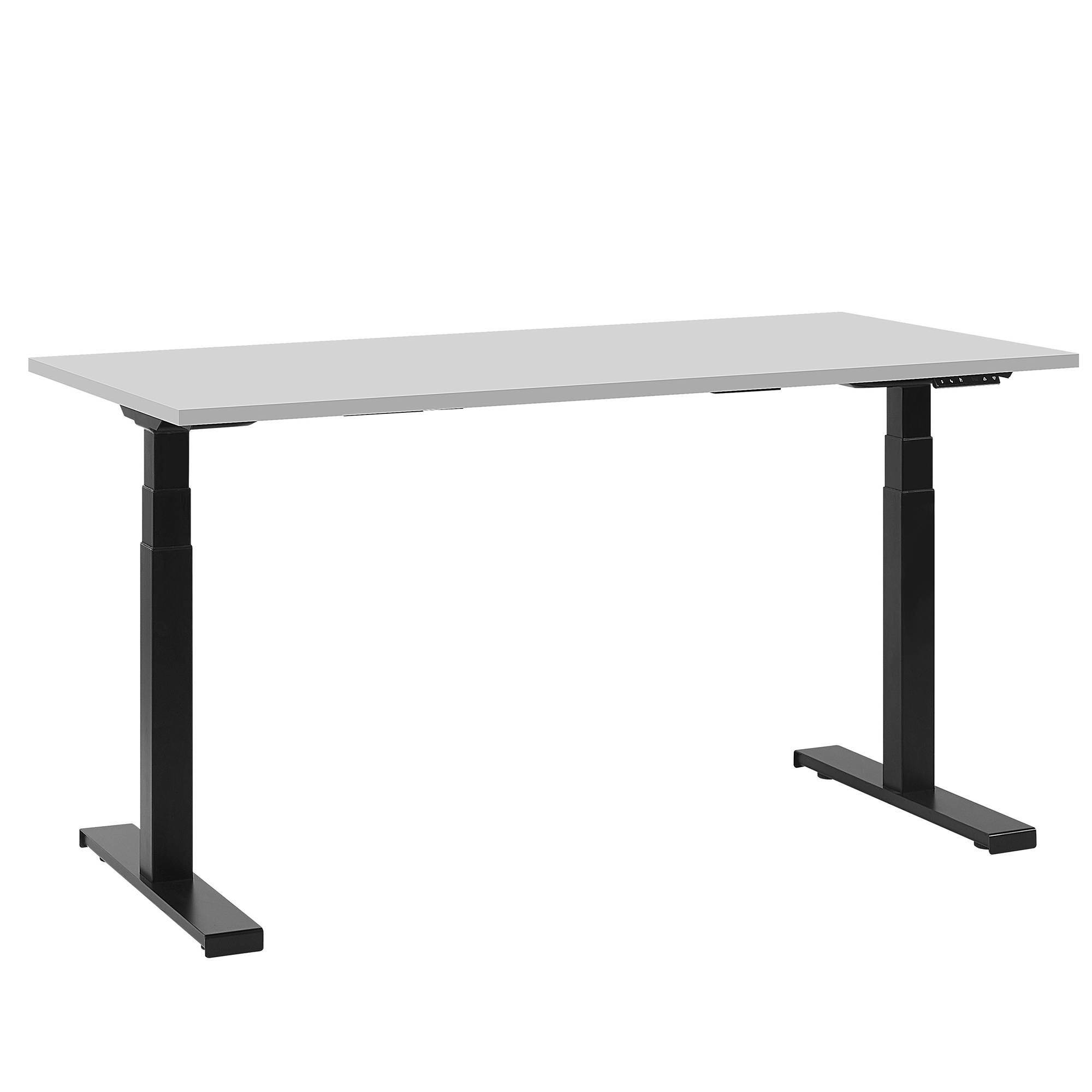 Sähkösäädettävä työpöytä DESTIN II Harmaa/musta 130 cm 72 cm