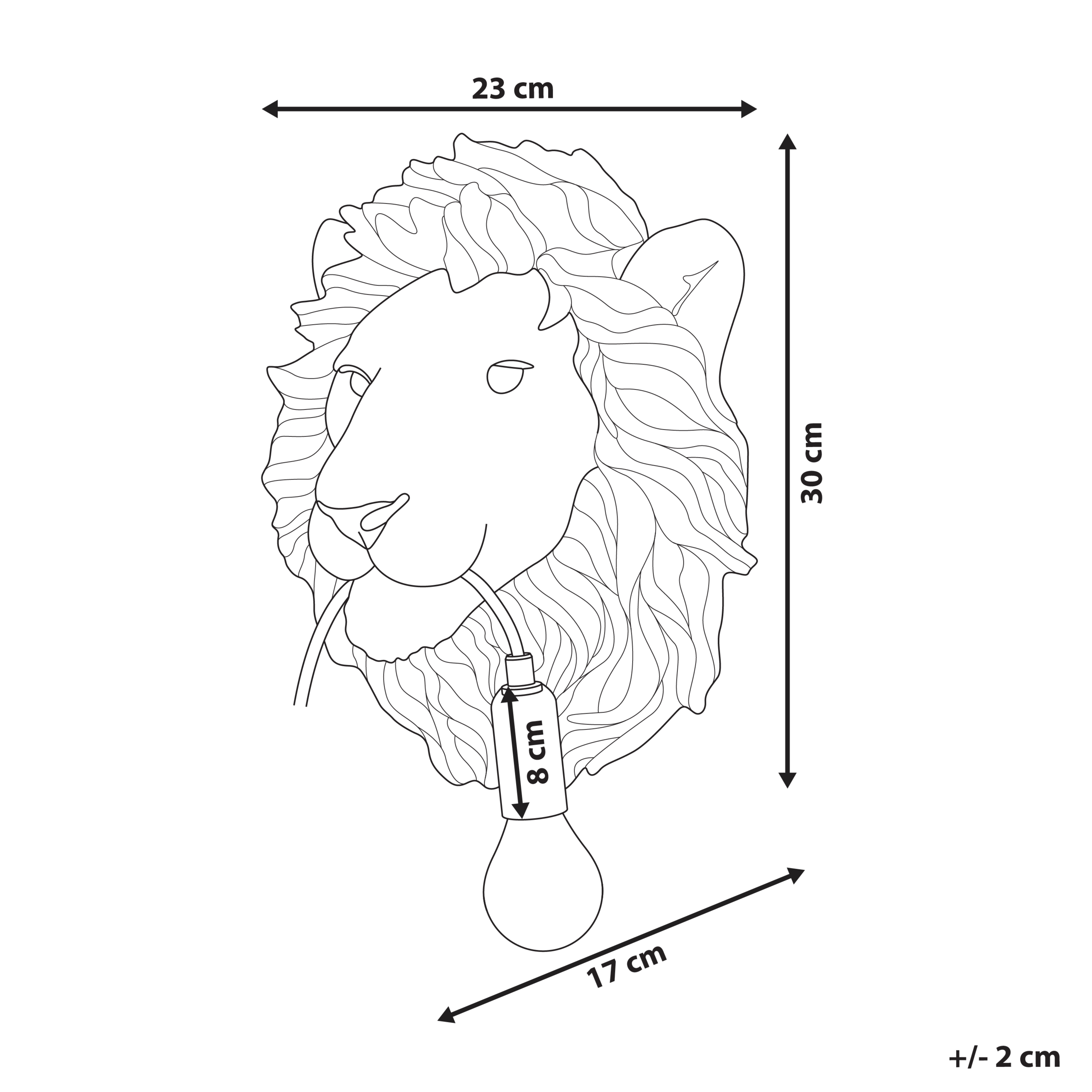 Seinävalaisin Leijona SIMBA Kulta