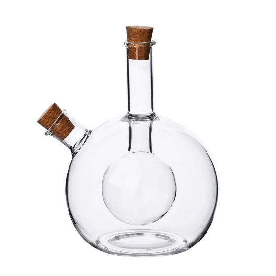 Öljy- ja etikkapullo lasi PETER 400/50 ml 12x6x14,5 cm kirkas