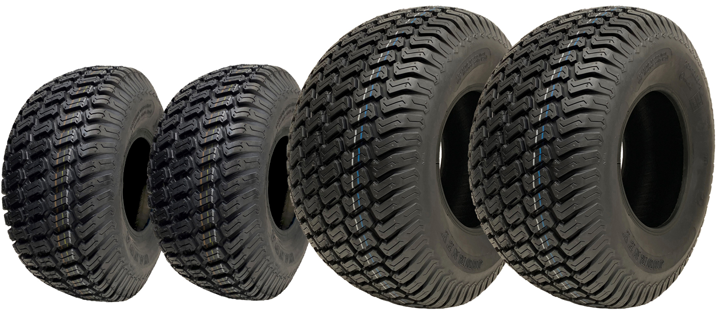 20x10.00-8 ja 15x6.00-6 ruohonleikkurin renkaat, 4-kerroksiset Journey P332 (2+2 kpl:n sarja)