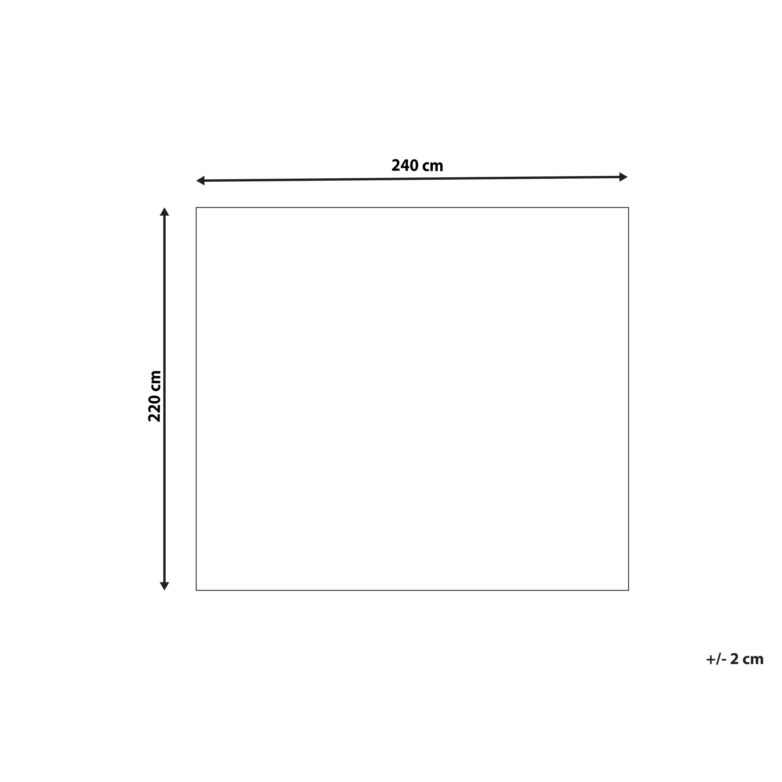 Päiväpeitto RAGALA puuvilla 220 x 240 cm Tummanharmaa