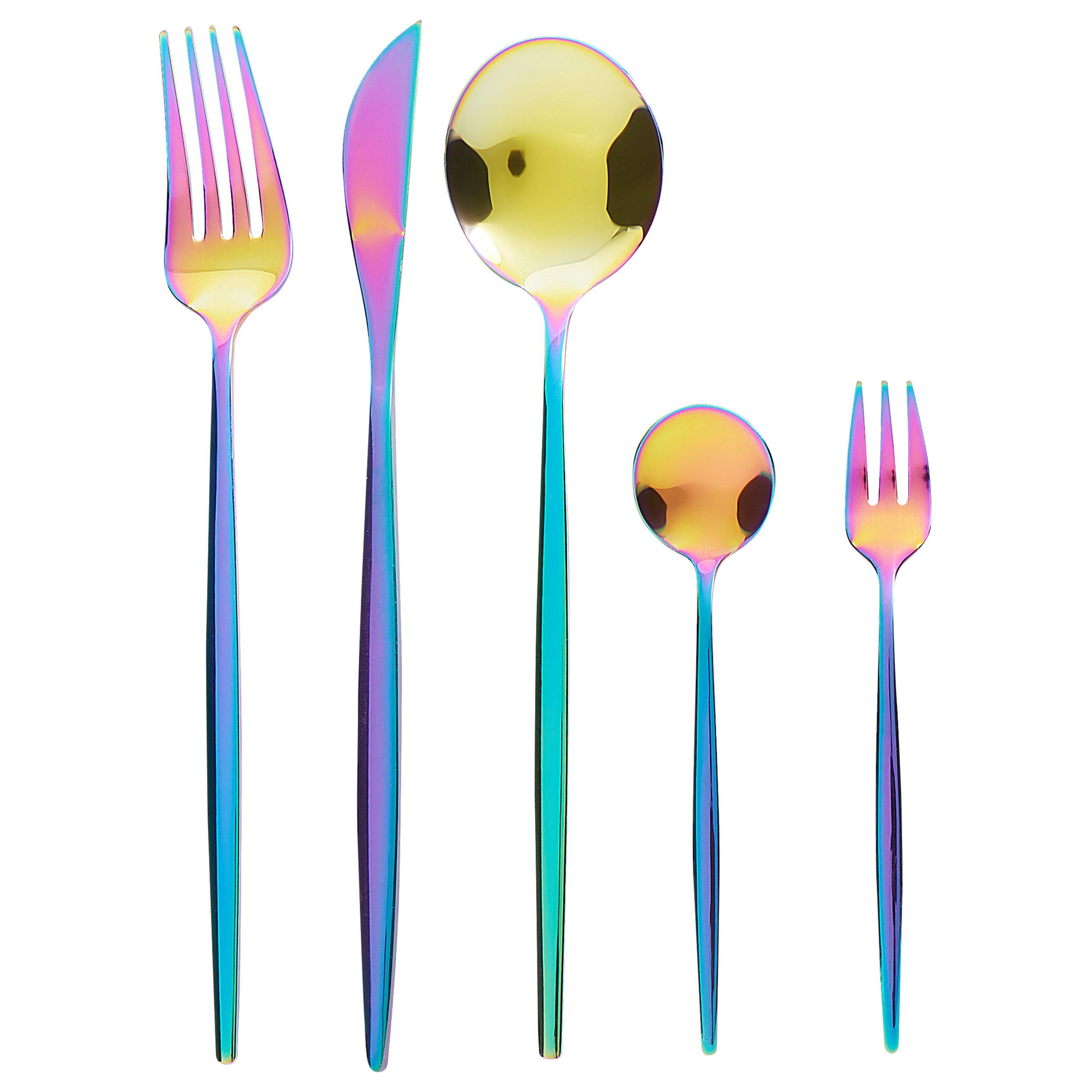 Aterinsetti 30 osaa RIGATONI Monivärinen