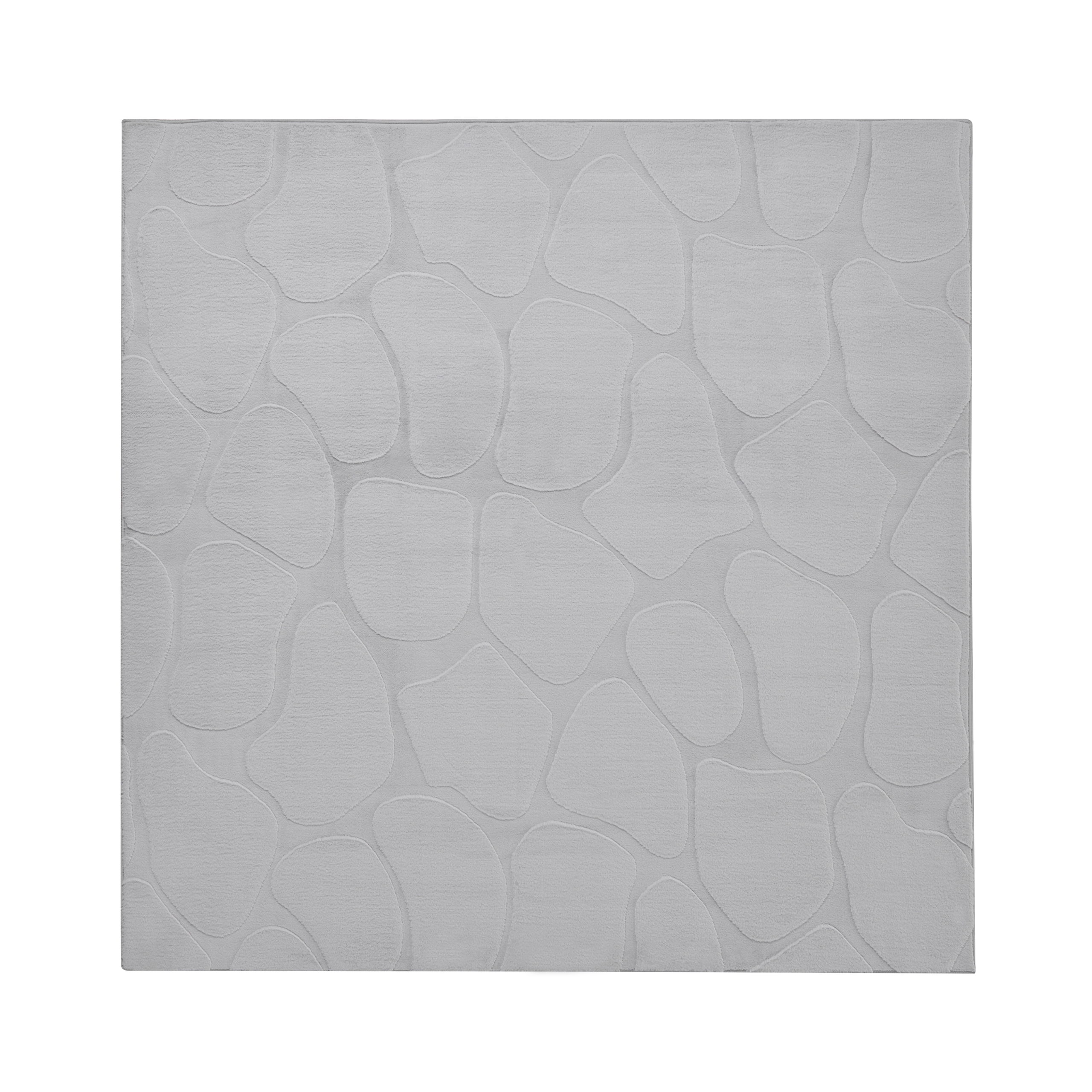 Matto KAWI Vaaleanharmaa 160 x 160 cm