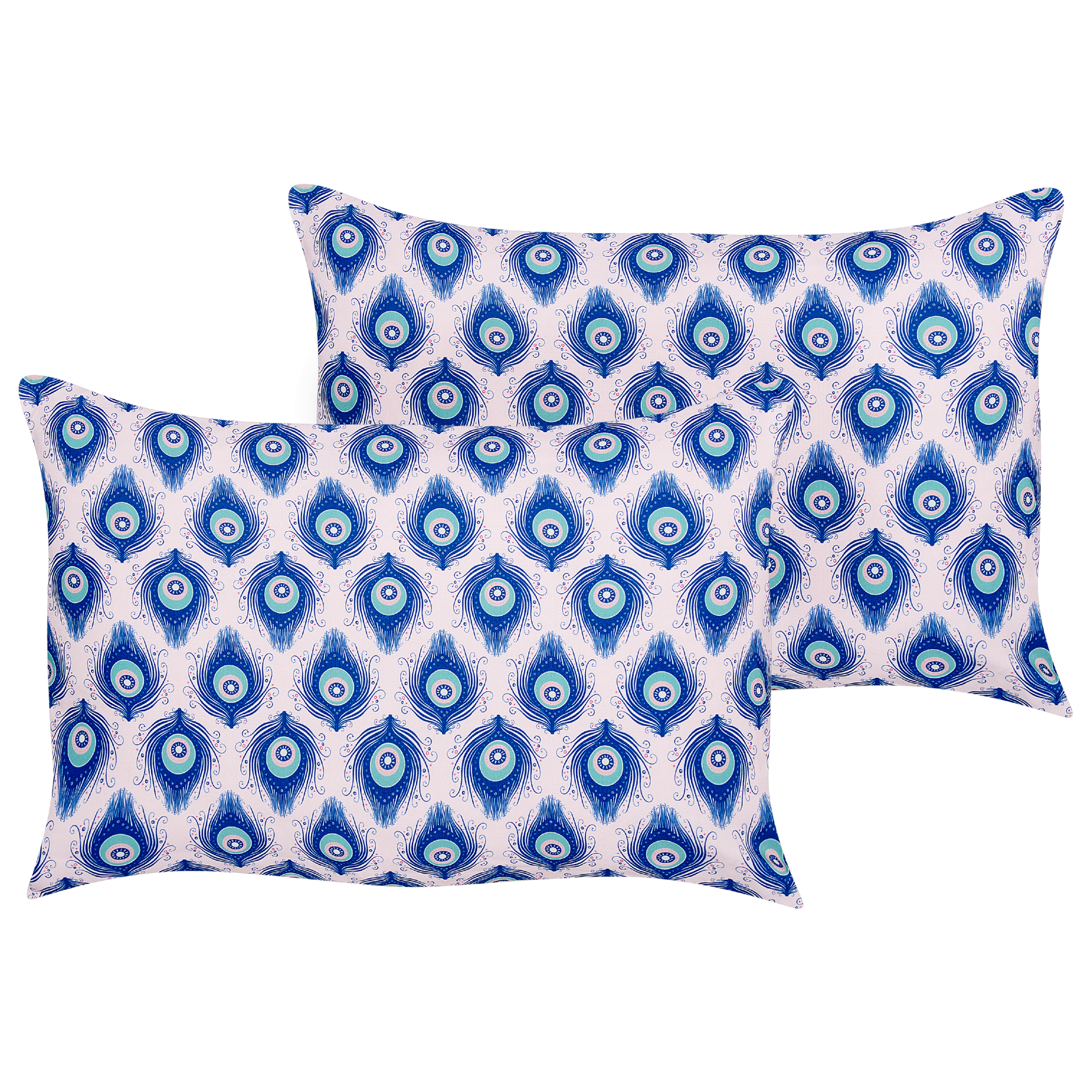 Ulkotyynysetti 2 kpl CERIANA Eläinkuvio 40 x 60 cm Sininen