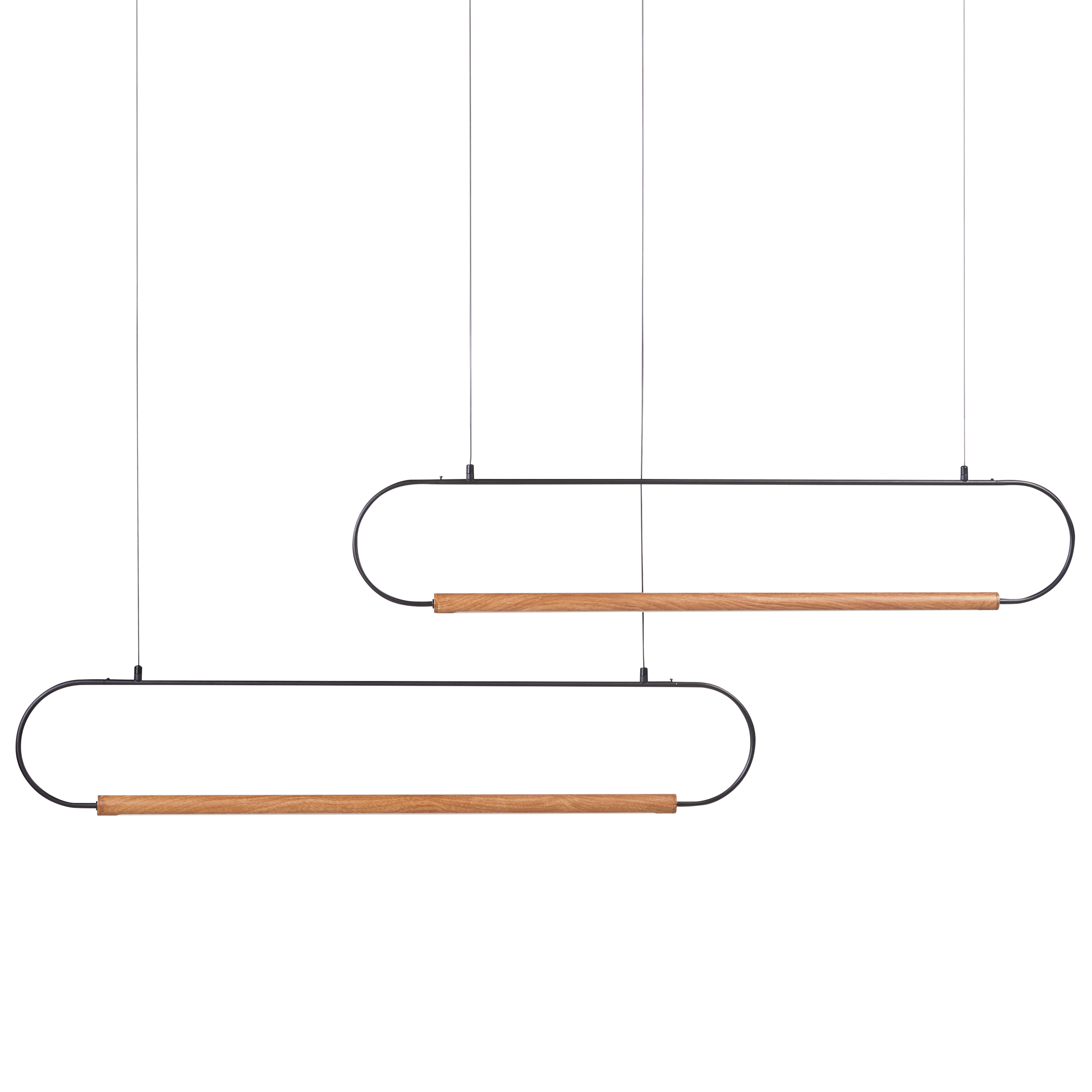 Riippuvalaisin LOGONE metalli Musta