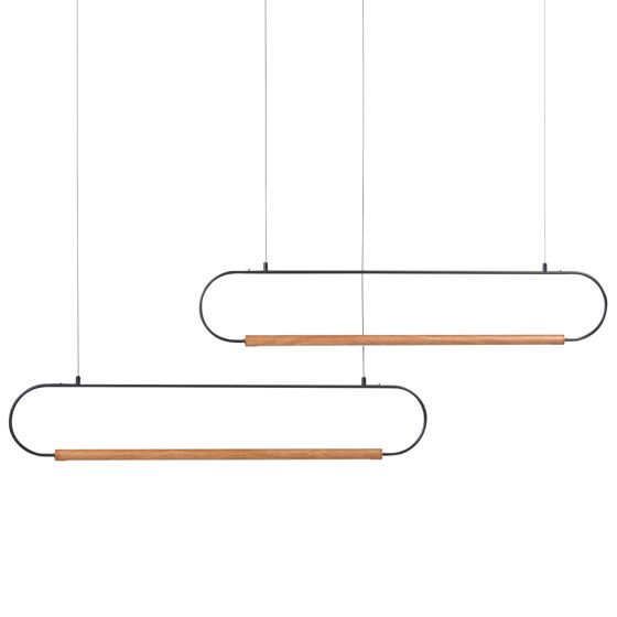 Riippuvalaisin LOGONE metalli Musta