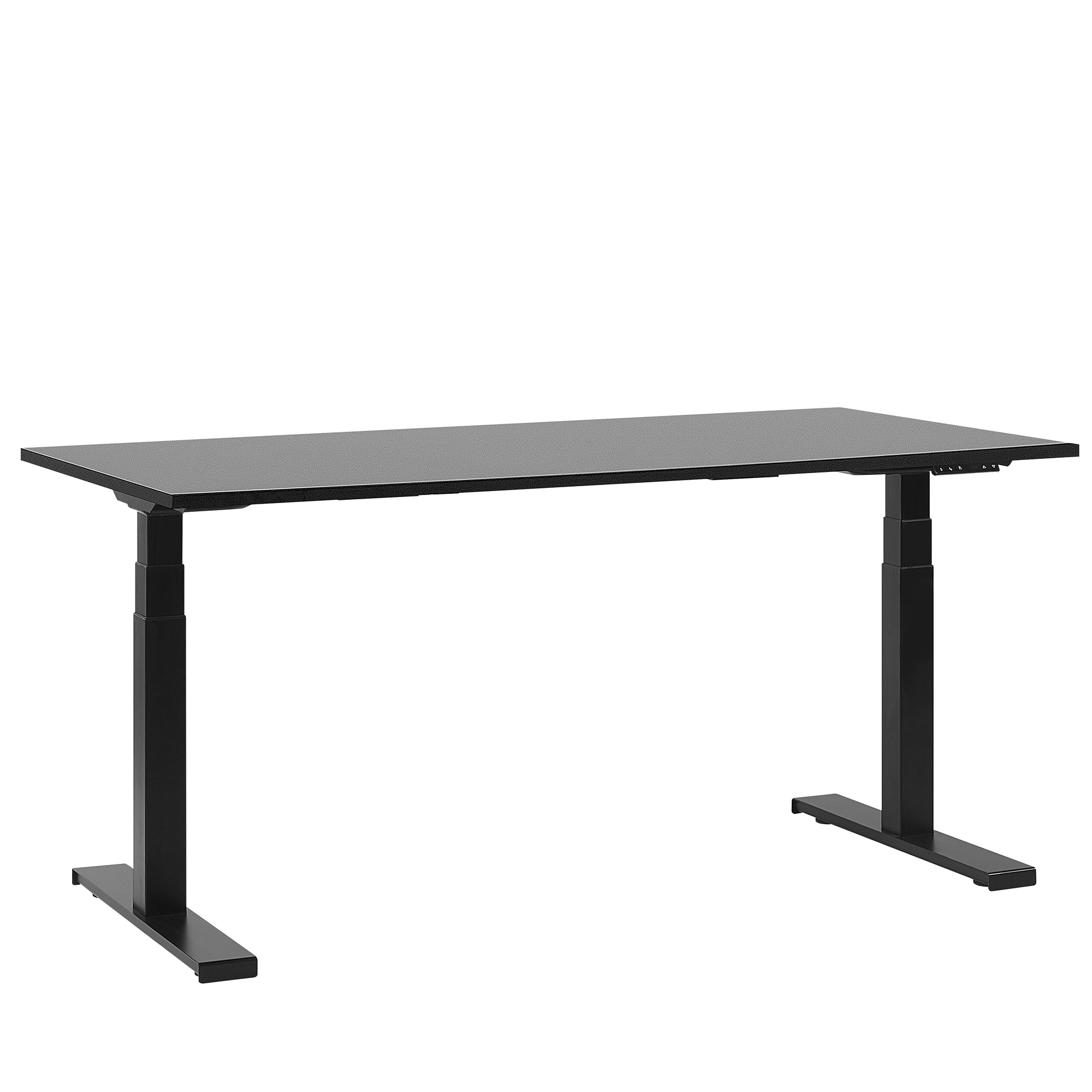 Työpöytä sähkösäädettävä DESTIN II 160 cm 72 cm Musta