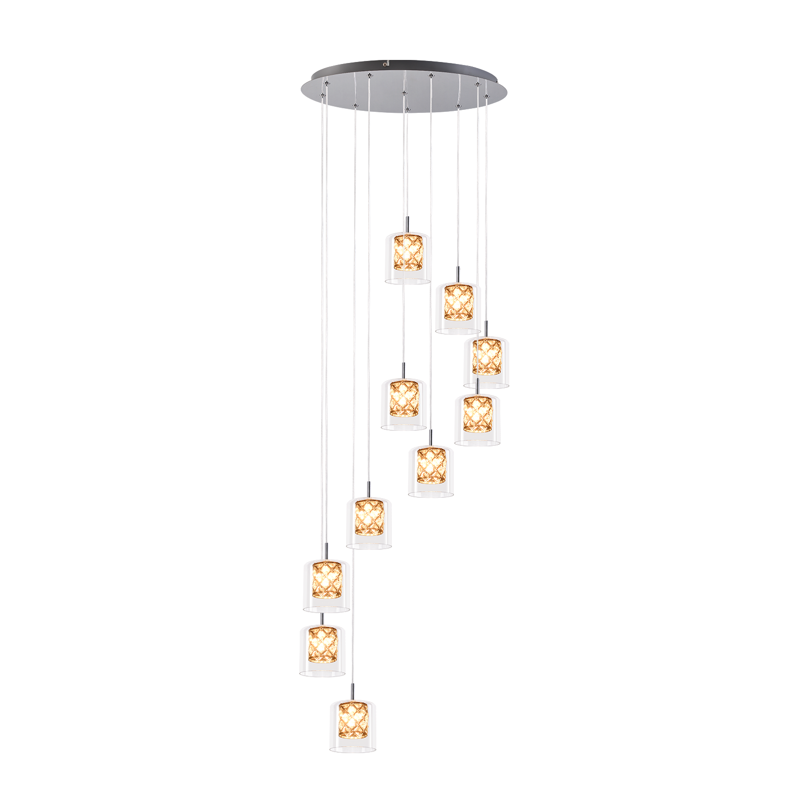 NETTLIFE moderni,kristalli,G9,lasinen,riippuvalaisin,ruokailutilaan,,säädettävä,korkeus