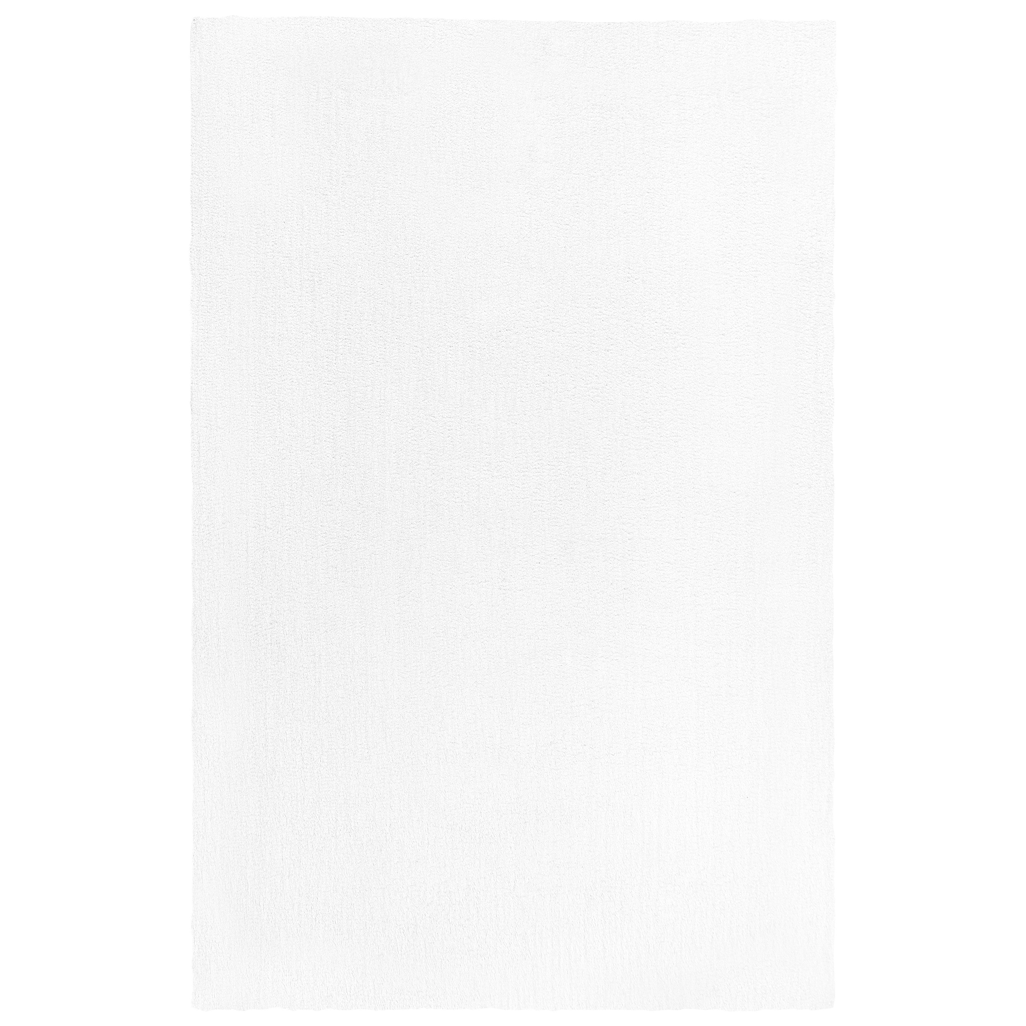 Korkeanukkainen matto DEMRE Valkoinen 200 x 300 cm