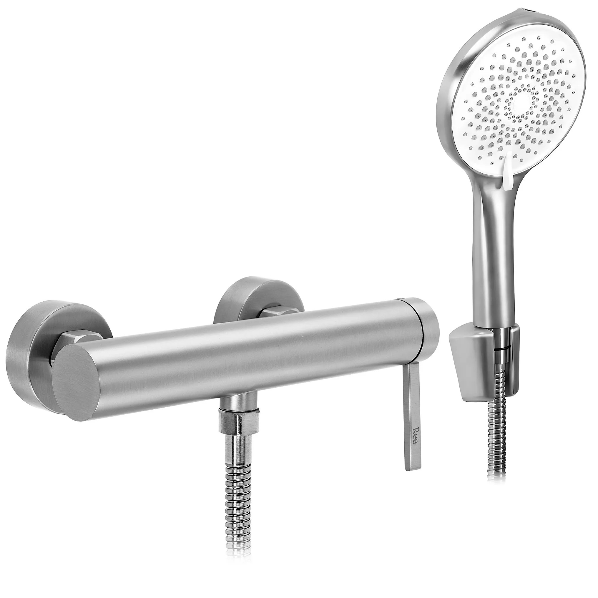 REA Suihkuhana Rivo Harjattu nikkeli, 10X15X10CM