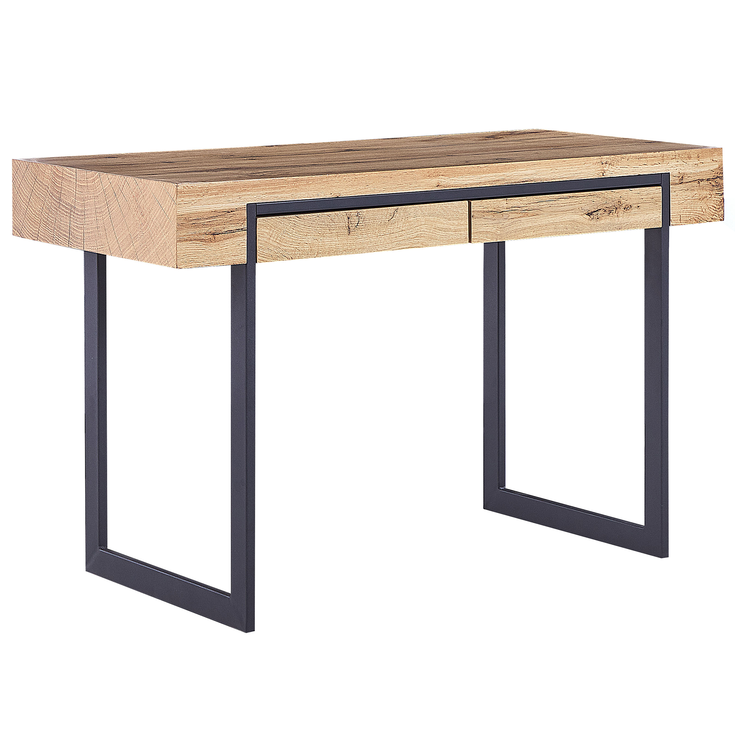 Työpöytä VIDA 120 cm 55 cm säilytystila Vaaleanruskea
