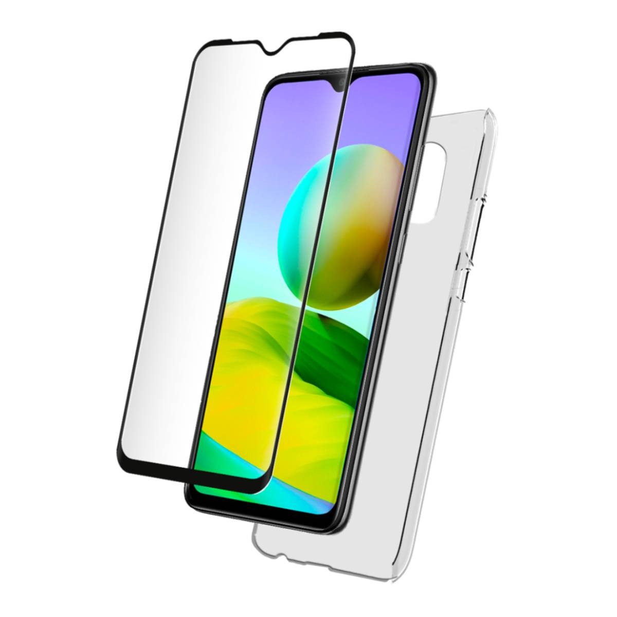 Joustava Suojakuori + Lasi Paketti Xiaomi Redmi A1/A2:lle