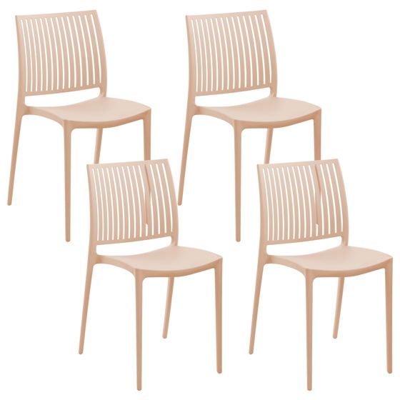Puutarhatuolisetti 4 kpl ILLUMANI Beige
