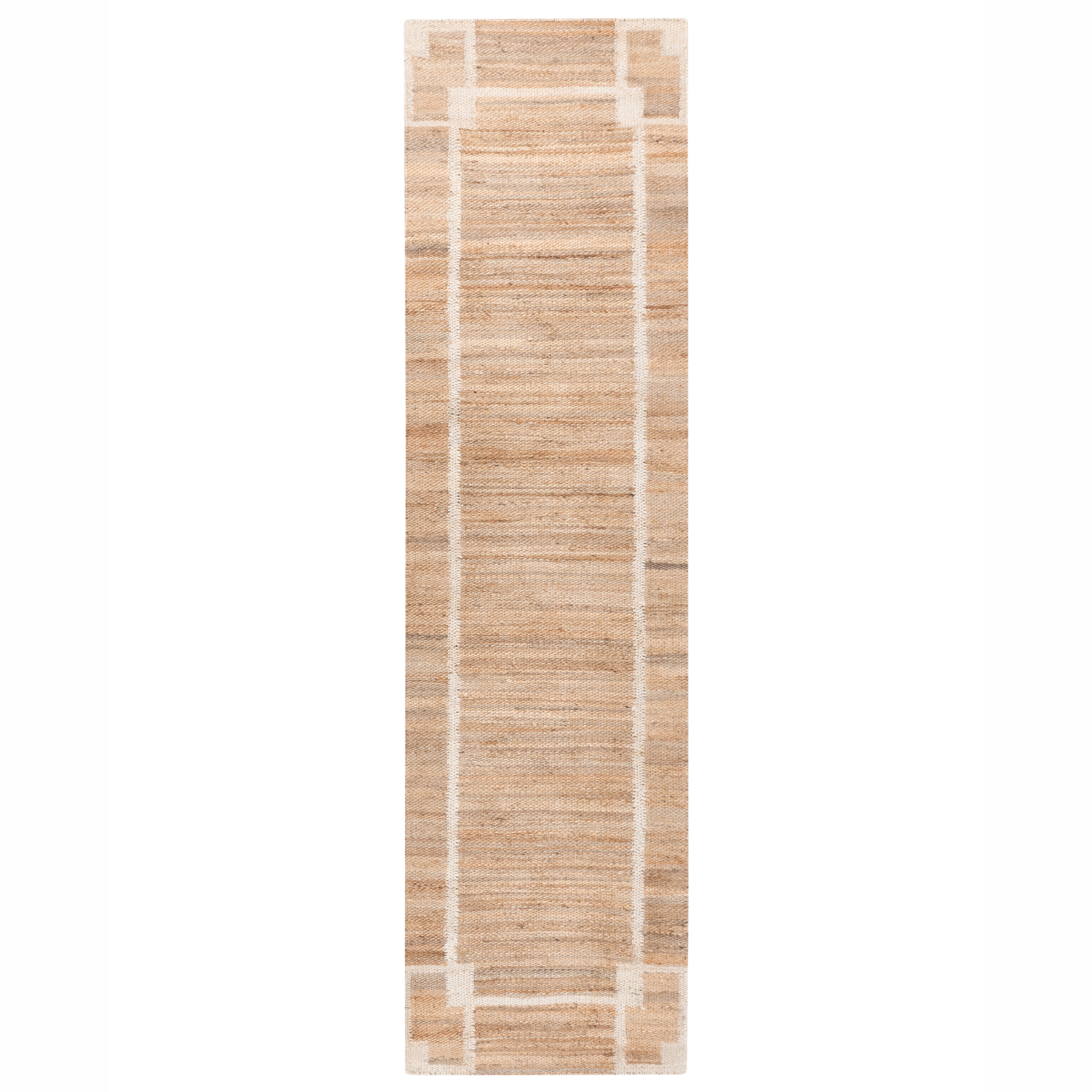 Matto GONDIA Vaaleanbeige 80 x 300 cm Juutti