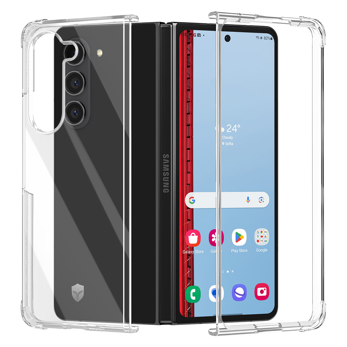Kaksi Vahvistettu Kuori Samsung Galaxy Z Fold 5 DUO