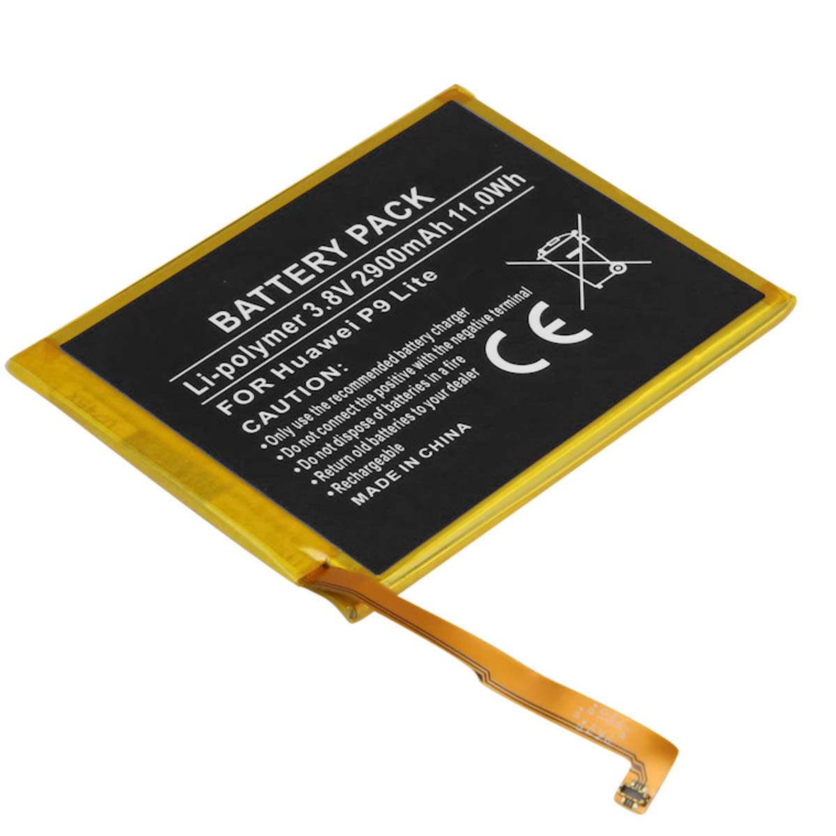 Akku Li-Polymer 3,8V Huawei P9 Lite 2900mAh 11,0Wh