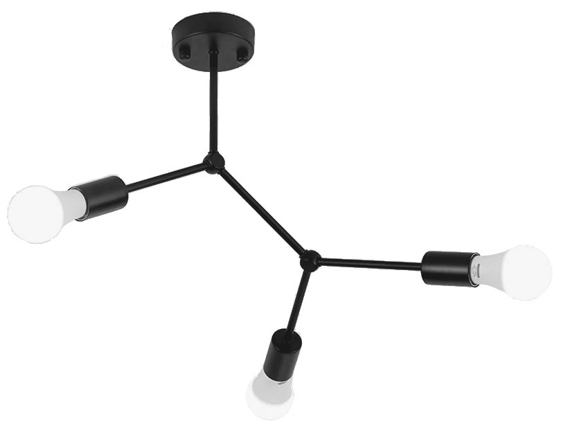 TOOLIGHT kattovalaisin APP736-3C musta, 40x40x45cm