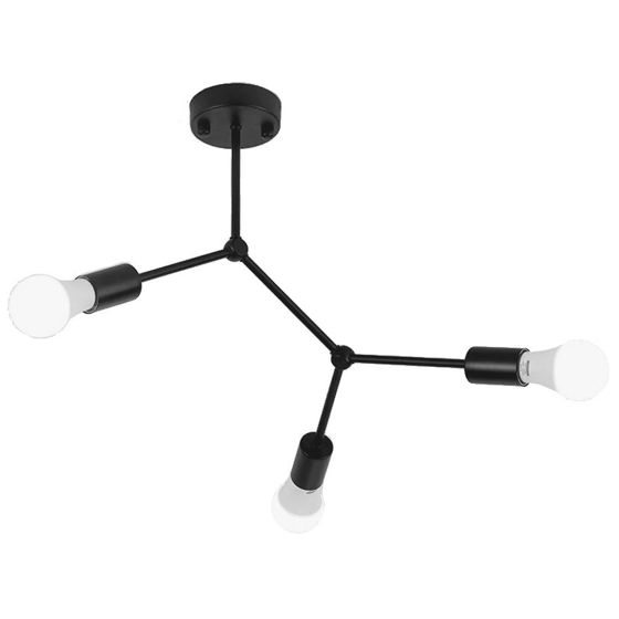 TOOLIGHT kattovalaisin APP736-3C musta, 40x40x45cm
