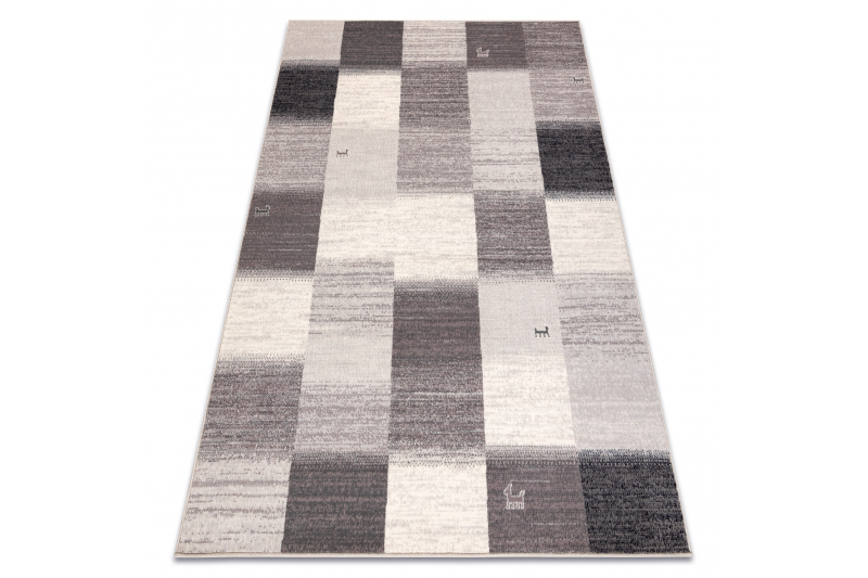 Matto Villa ANGEL 7961 / 52022 Geometrinen, neliöt beige / harmaa 120x170 cm