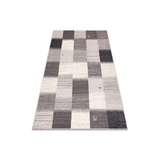 Matto Villa ANGEL 7961 / 52022 Geometrinen, neliöt beige / harmaa 120x170 cm