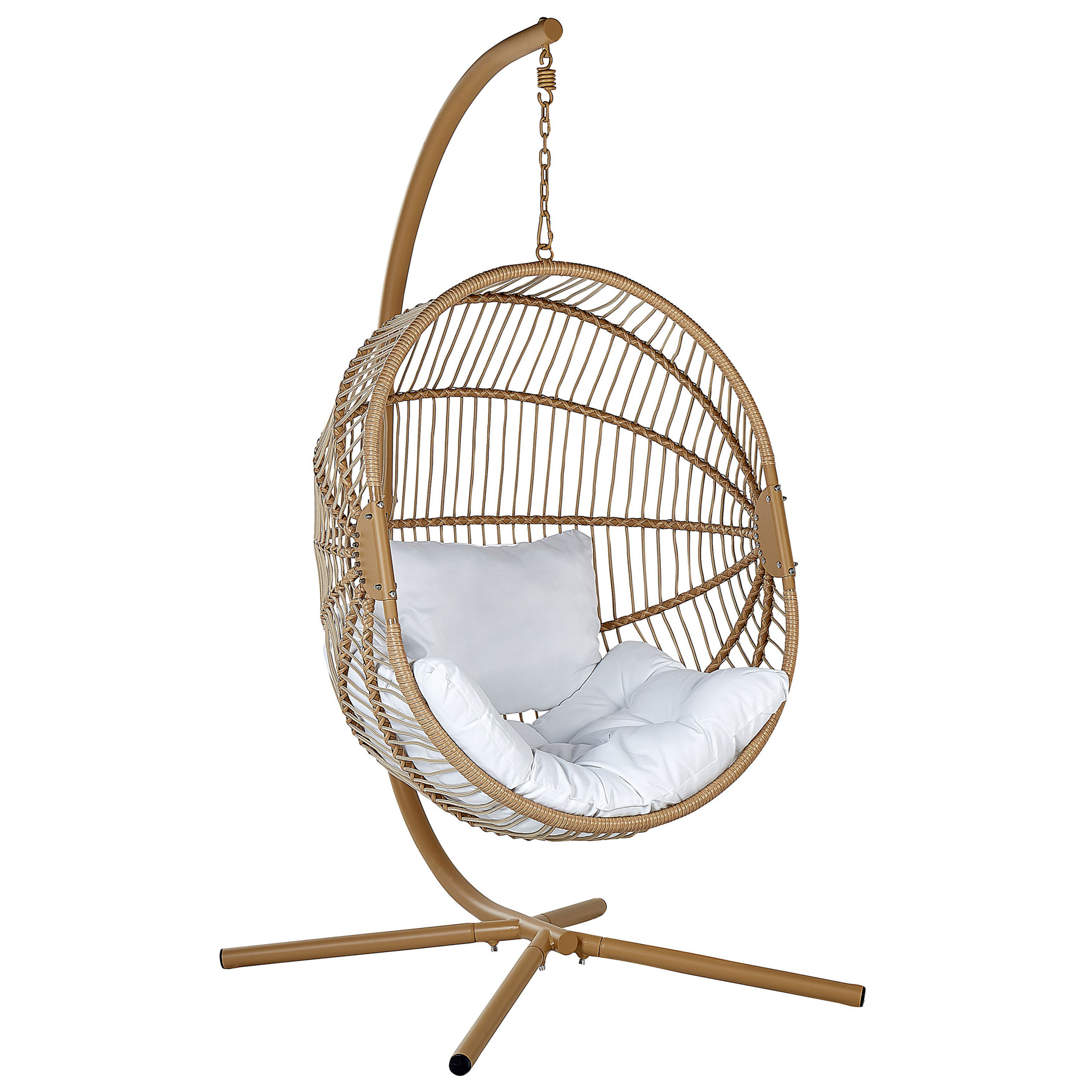 Riipputuoli jalustalla ACRI Polyrottinki Beige