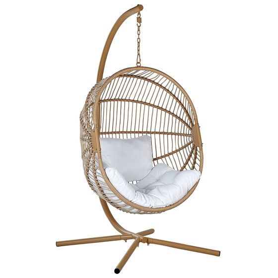 Riipputuoli jalustalla ACRI Polyrottinki Beige