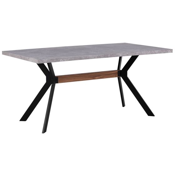 Ruokapöytä BENSON Harmaa betonikuvio 160 cm 90 cm