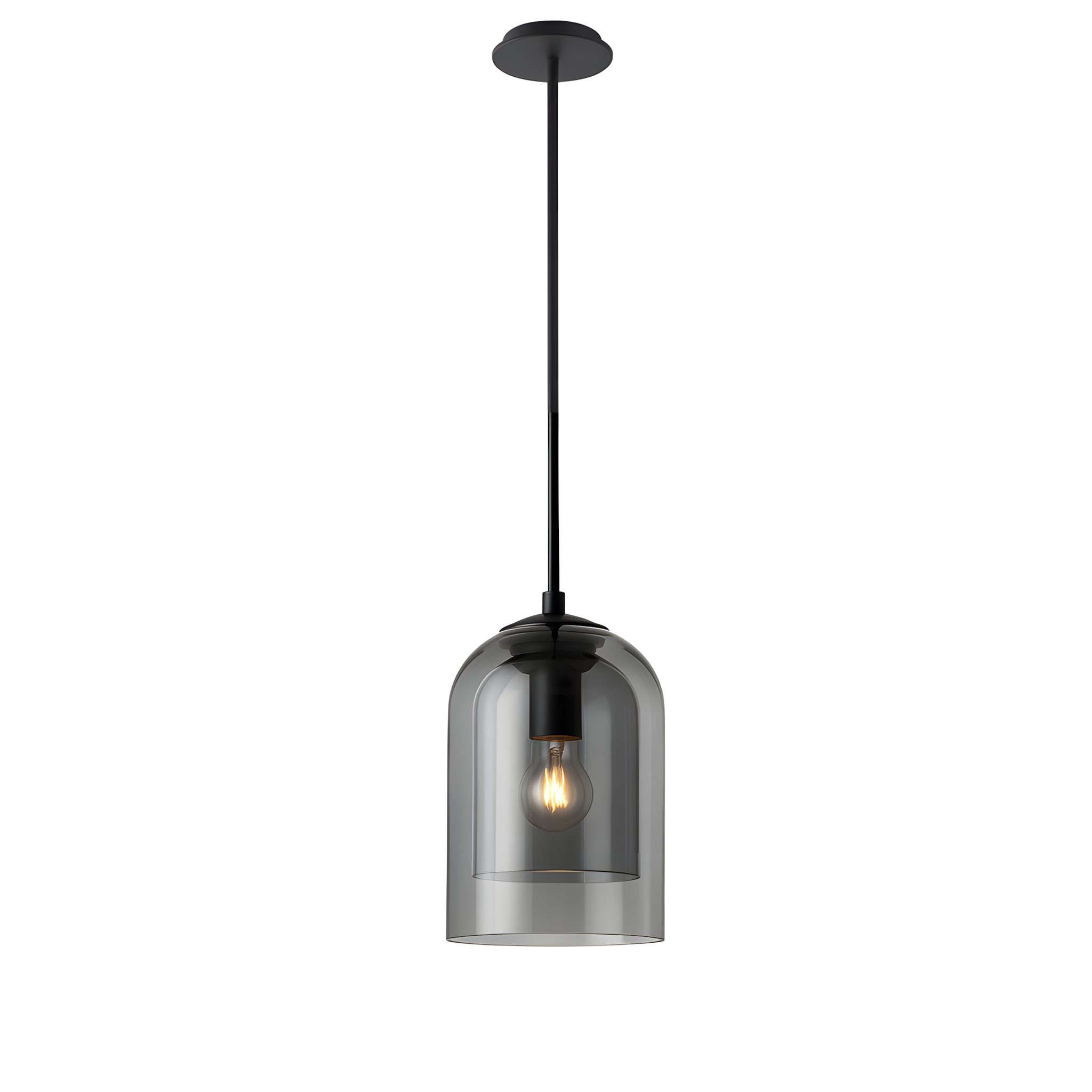 TOOLIGHT riippuva kattovalaisin APP1705-1CP harmaa, 15x15x22cm
