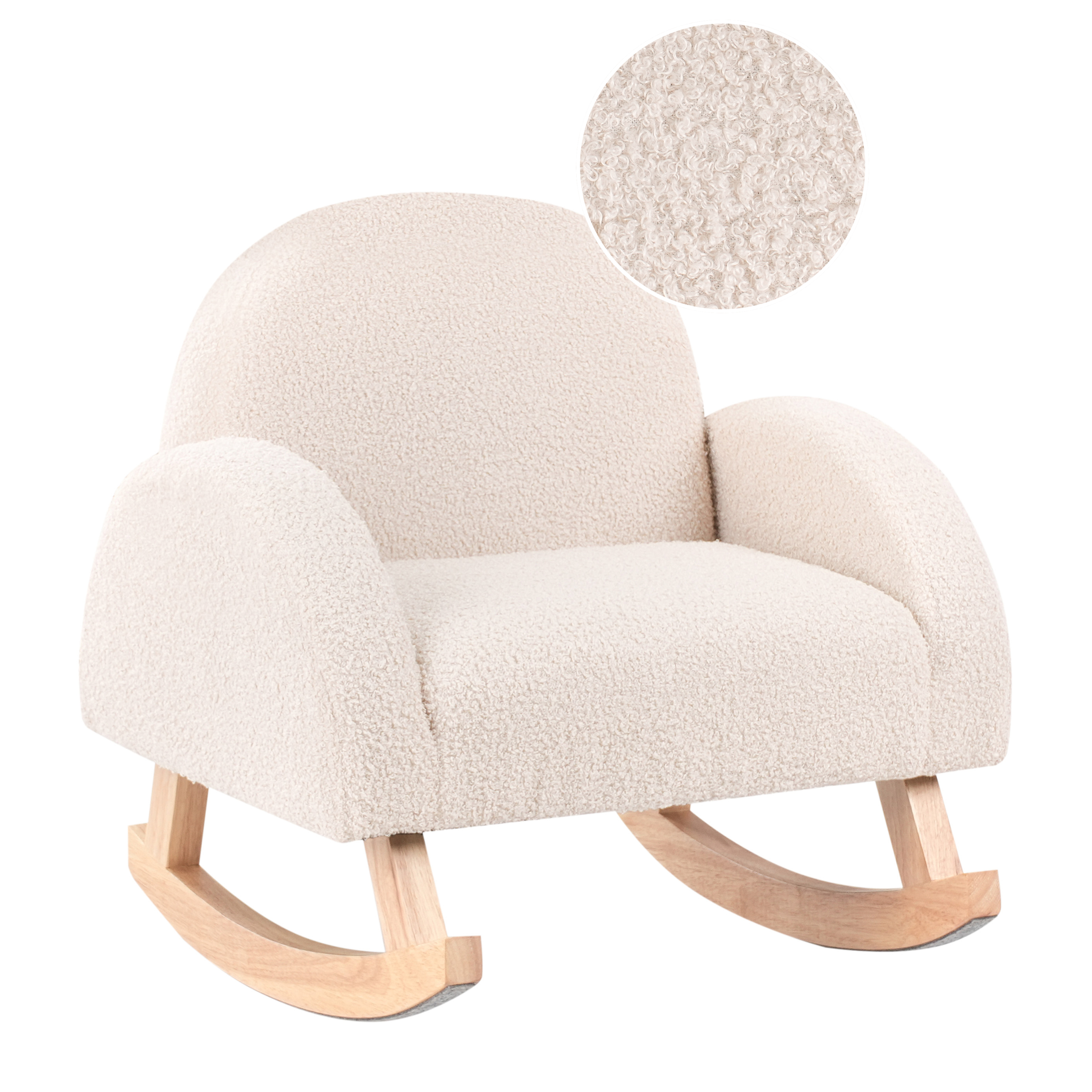 Lasten keinutuoli buklee vaaleanbeige HUG