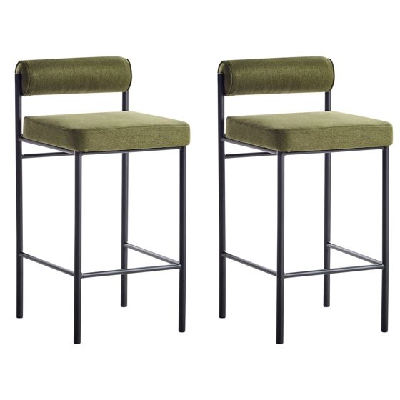 Baarituolisetti 2 kpl AMAYA Vihreä
