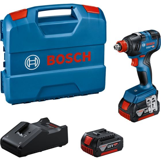 Bosch GDX 18V-200 Professional -Iskumutterinväännin 2-in-1 2x 4,0 Ah